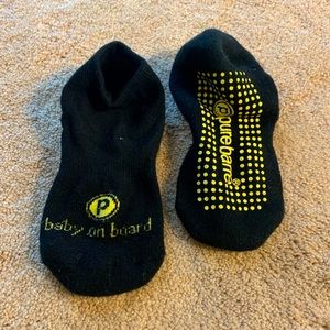 Pure barre baby on board socks